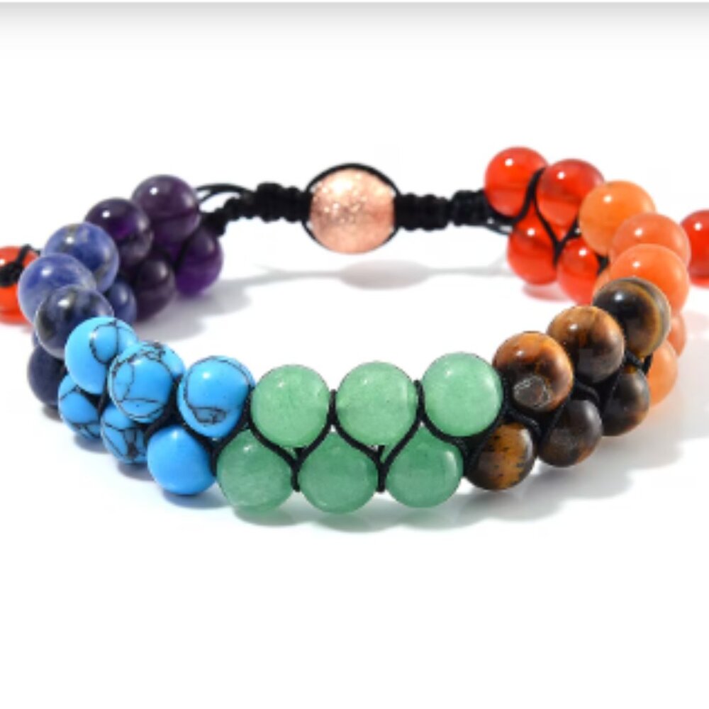 Multi Gemstones 150.00 ctw Stretch Bracelet